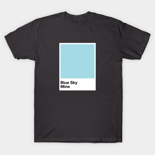 Pantone Blue Sky Mine T-Shirt by Perezzzoso